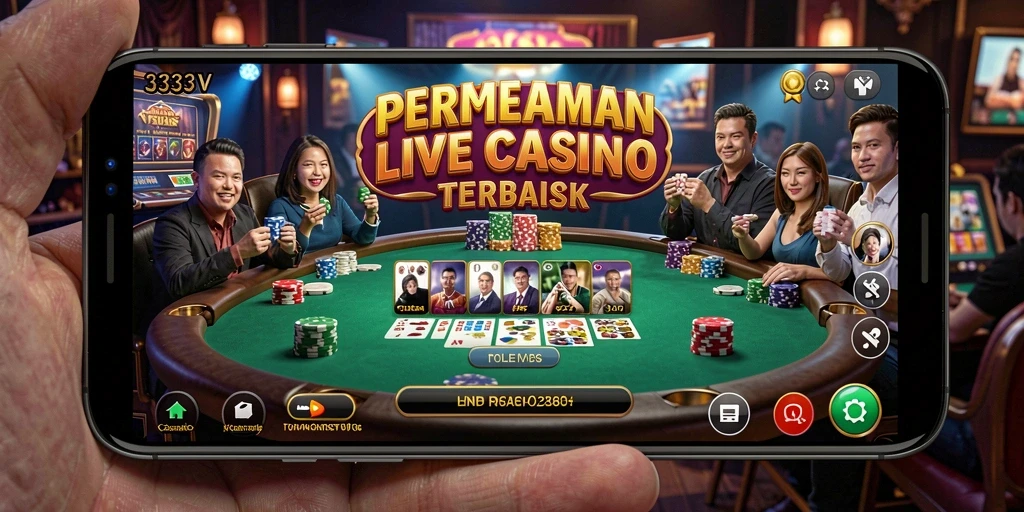 Gameplay Live Casino yang mengasyikkan dan interaktif di 333V.