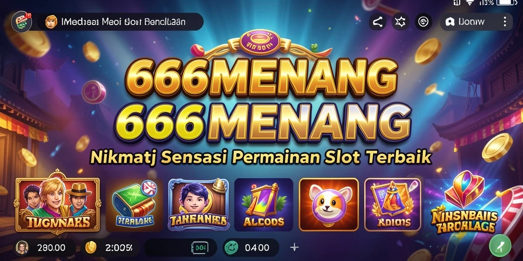 Gameplay menarik dari 666MENANG yang penuh warna.