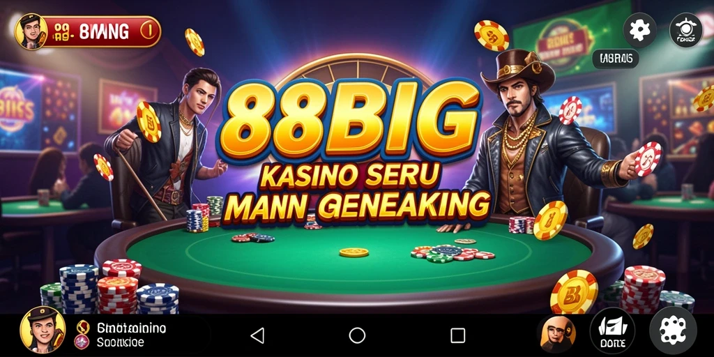 Screenshot permainan 88BIG yang menunjukkan serunya bermain Kasino.