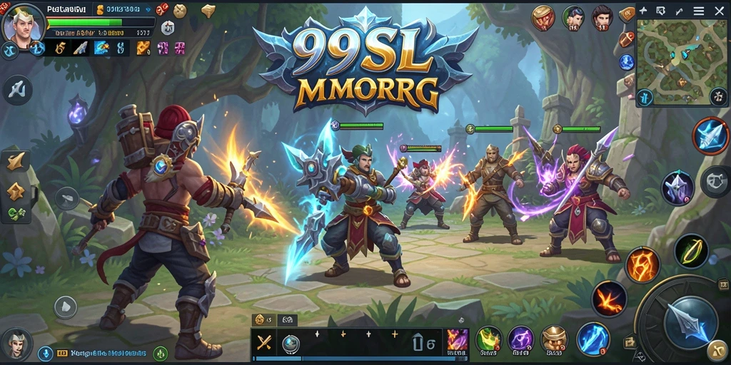 Tampilan menakjubkan dari gameplay MMORPG di 99SL.