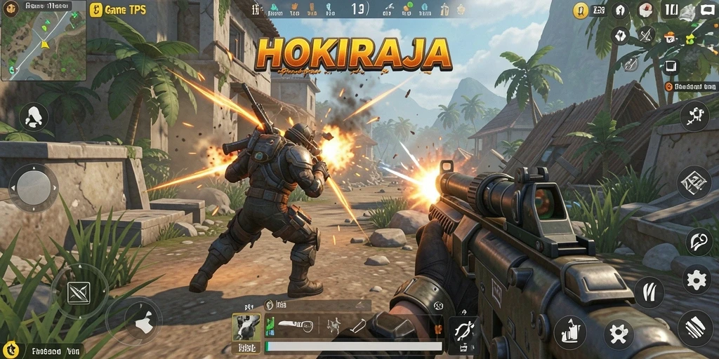 Tampilan gameplay HOKIRAJA yang seru dan menegangkan.