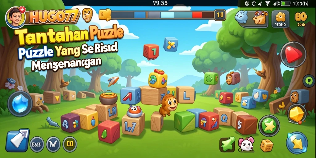 Gameplay menarik dan tantangan Puzzle yang seru