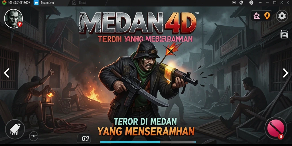 Tampilan gameplay menciptakan suasana Horror yang mencekam dan mengasyikkan.