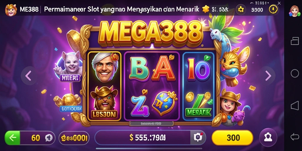 Gameplay menarik dari MEGA388 dengan slot yang penuh warna.