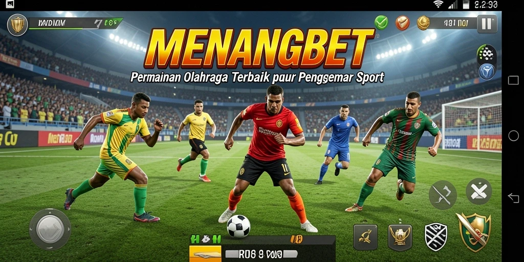 Screenshot MENANGBET menunjukkan aksi seru dari permainan olahraga.