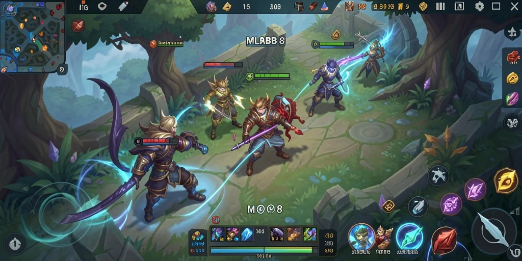 Tampilan visual menarik dari gameplay MLBB8 yang seru.