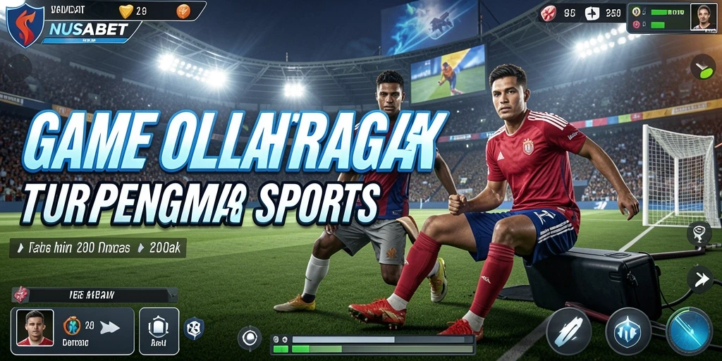 Tampilan menarik dari gameplay olahraga di NUSABET.