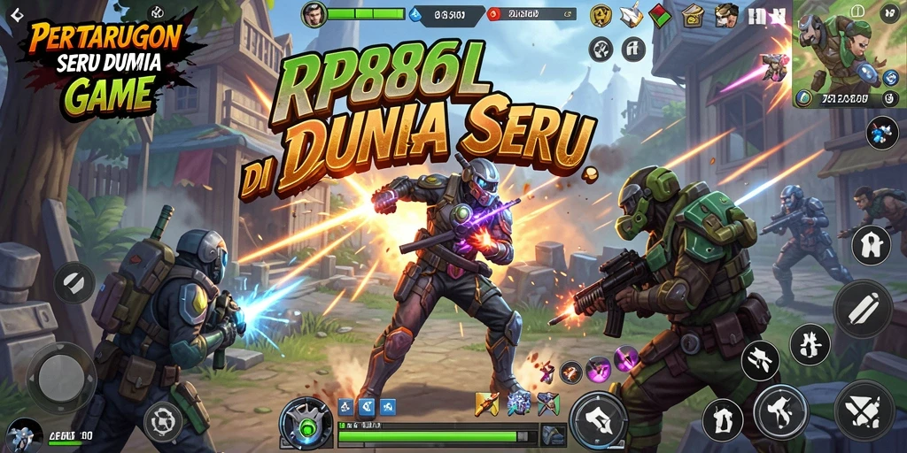 Tangkapan layar menunjukkan pertarungan intens dan karakter yang mengesankan.